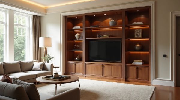 Transform your space with bespoke alcove units that redefine elegance